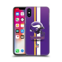 Étui pour téléphone à coque rigide avec logo Minnesota Vikings Helmet - iPhone