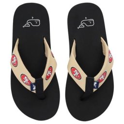 Vineyard Vines San Francisco 49ers Tongs