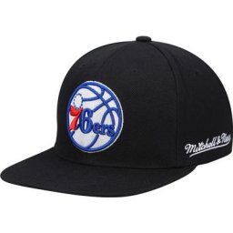 Casquette à revers anglais Mitchell & Ness Philadelphia 76ers pour homme