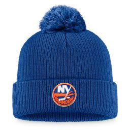 Bonnet en tricot à revers avec logo principal des Islanders de New York Royal Fanatics pour homme