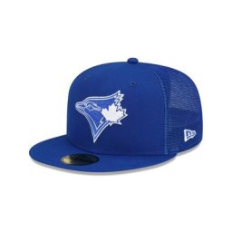 Casquette Toronto Blue Jays New Era 2022 Official Batting Practice 59FIFTY Trucker Cap