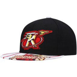 Casquette Snapback Houston Rockets Hardwood Classics Reload 3.0 Mitchell & Ness x Lids pour homme, noir/blanc