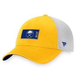 Casquette de camionneur Pro Rink Authentic Pro Rink de marque Fanatics or/gris Buffalo Sabres pour homme