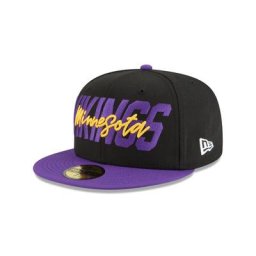 Casquette ajustée 59FIFTY officielle sur scène des Minnesota Vikings New Era