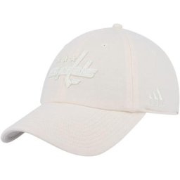 Casquette ajustée Zero Dye Slouch des Washington Capitals pour homme, crème adidas