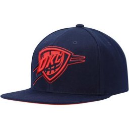 Casquette Snapback Homme Oklahoma City Thunder deux tons bleu marine Mitchell & Ness