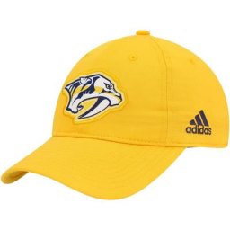 Casquette ajustable ajustable avec logo primaire adidas Nashville Predators pour homme