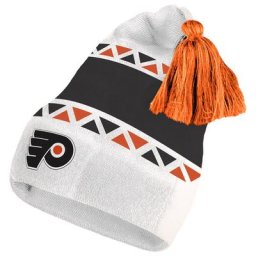Casquette adidas Philadelphia Flyers Reverse Retro 2.0 à pompons pour homme - Blanc