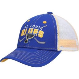 Casquette Snapback St. Louis Blues Core Lockup bleu/blanc pour jeune