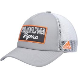 Casquette Snapback en mousse pour homme adidas Flyers de Philadelphie grise/blanche
