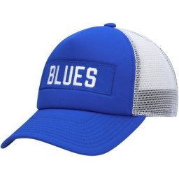 Casquette Snapback St. Louis Blues Team Plate adidas bleu/blanc pour homme