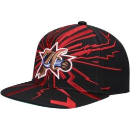 Casquette homme Mitchell & Ness Philadelphia 76ers Hardwood Classics Earthquake Snapback
