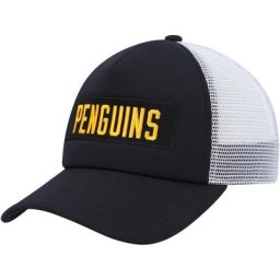 Casquette Snapback Pittsburgh Penguins Team Plate adidas pour homme, noir/blanc