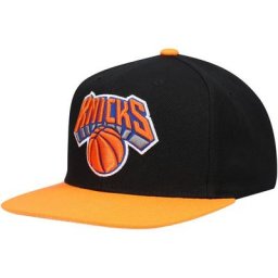 Casquette Snapback Core Basic des New York Knicks de Mitchell & Ness pour homme, noire
