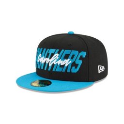 Carolina Panthers New Era - Casquette ajustée 59FIFTY officielle sur scène Draft