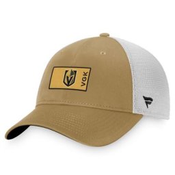Fanatics Branded Or/Blanc Vegas Golden Knights Authentic Pro Trucker Snapback Casquette pour homme