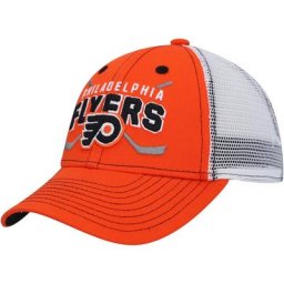 Casquette snapback orange/blanc Philadelphia Flyers Core Lockup Trucker pour jeune
