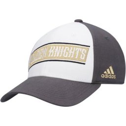 Casquette flex d'entraîneur local adidas Vegas Golden Knights pour homme - blanche