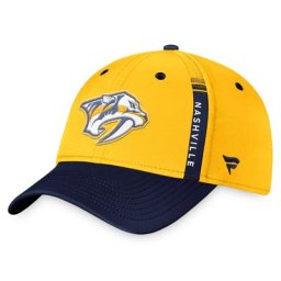 Casquette Authentic Pro Flex de Nashville Predators 2022 NHL Drafted Fanatics Branded Gold/Marine pour homme