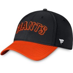 Casquette Flex Core Flex des San Francisco Giants de marque Fanatics pour homme, noir/orange