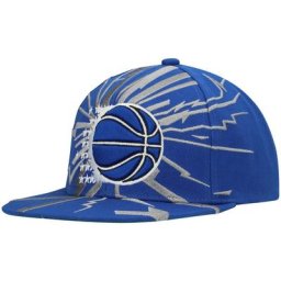 Mitchell & Ness Bleu Orlando Magic Hardwood Classics Casquette Snapback Earthquake pour hommes