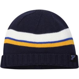 Bonnet Fisherman St. Louis Blues adidas pour homme bleu marine