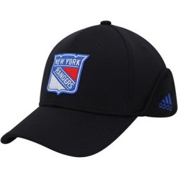 Casquette adidas New York Rangers Earflap Flex pour homme, noire