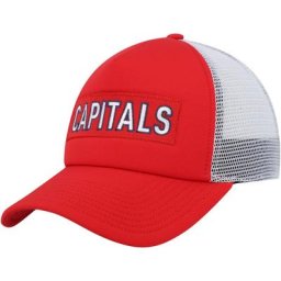 Casquette Snapback Team Plate des Capitals de Washington adidas rouge/blanc pour homme