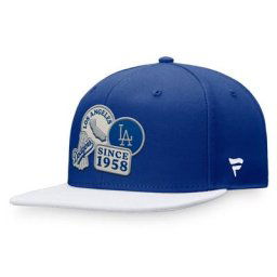 Casquette ajustée à visière plate True Classic des Los Angeles Dodgers Fanatics