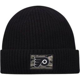 Bonnet en tricot adidas Philadelphia Flyers Military Appreciation pour homme, noir