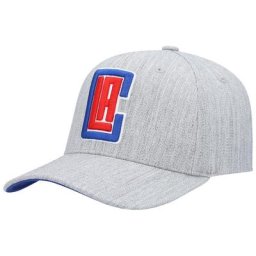 Casquette Snapback LA Clippers Redline gris chiné Mitchell & Ness pour homme