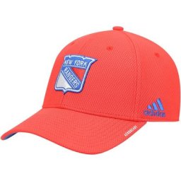 Casquette AEROREADY Flex pour homme adidas New York Rangers Locker Room Coach rouge