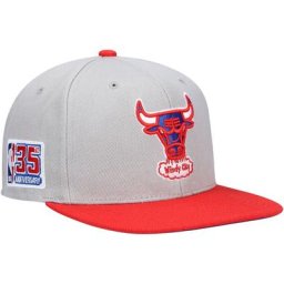 Casquette Snapback 35e anniversaire des Chicago Bulls Hardwood Classics Mitchell & Ness pour hommes