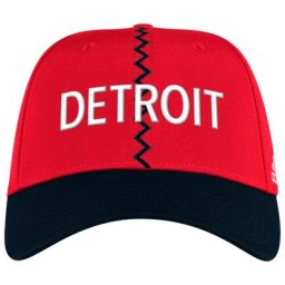Casquette ajustée adidas Detroit Red Wings Reverse Retro 2.0 Flex rouge pour homme