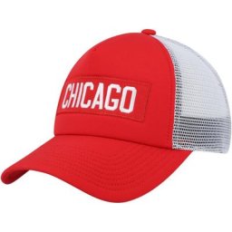 Casquette snapback Chicago Blackhawks Team Plate pour homme adidas rouge/blanc