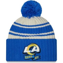 Los Angeles Rams New Era 2022 Maillot officiel de sport pour temps froid Sideline - Junior