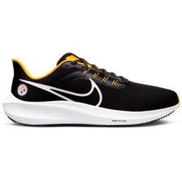 Chaussure de course Nike Pittsburgh Steelers Zoom Pegasus 39 unisexe noir
