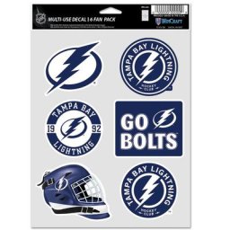 Tampa Bay Lightning Wincraft Lot d'autocollants pour ventilateurs multi-usages 6