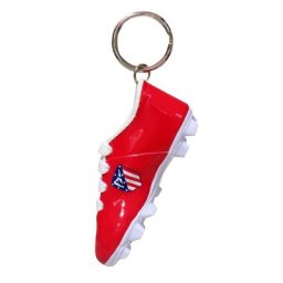 Porte-clés avec chaussures et écusson Atlético de Madrid