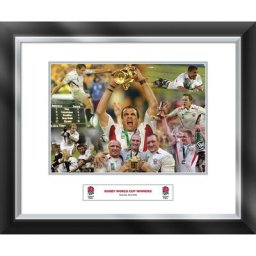 Angleterre Célébration de la Coupe du Monde 2003 - Encadrée et Montée - 588 x 486 mm