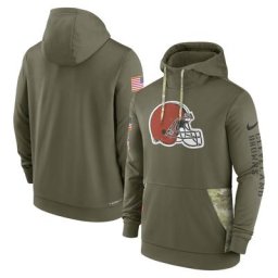 Sweat Capuche Cleveland Browns Nike 2022 Salute To Service Therma Performance - Hommes