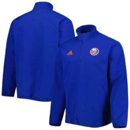 Veste adidas Royal New York Islanders COLD.RDY à fermeture éclair pour homme