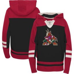 Chandail à capuchon à lacets Arizona Coyotes Ageless Revisited Home pour jeune noir