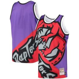 Toronto Raptors NBA Big Face Fashion Tank 5.0 Par Mitchell & Ness - Violet - Homme