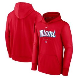 Sweat capuche Miami Marlins Nike City Connect Therma - Homme