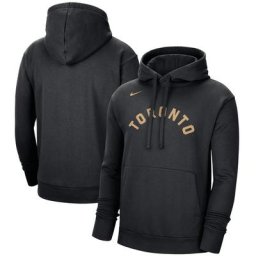 Toronto Raptors Nike City Edition Essential Fleece Sweat à capuche - Noir - Homme
