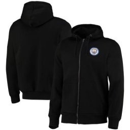 Sweat capuche Manchester City Full Zip - Noir - Homme