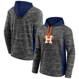 Chandail à capuchon à bloc de couleurs Instant Replay Houston Astros de marque Fanatics pour homme, gris/bleu marine