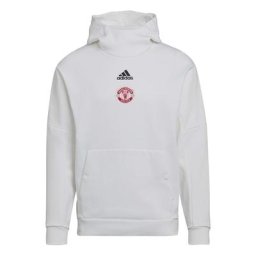 Sweat capuche Manchester United Travel - Blanc