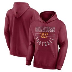 Chandail à capuchon avec écran à bulles Washington Commanders pour homme, bourgogne Fanatics Branded